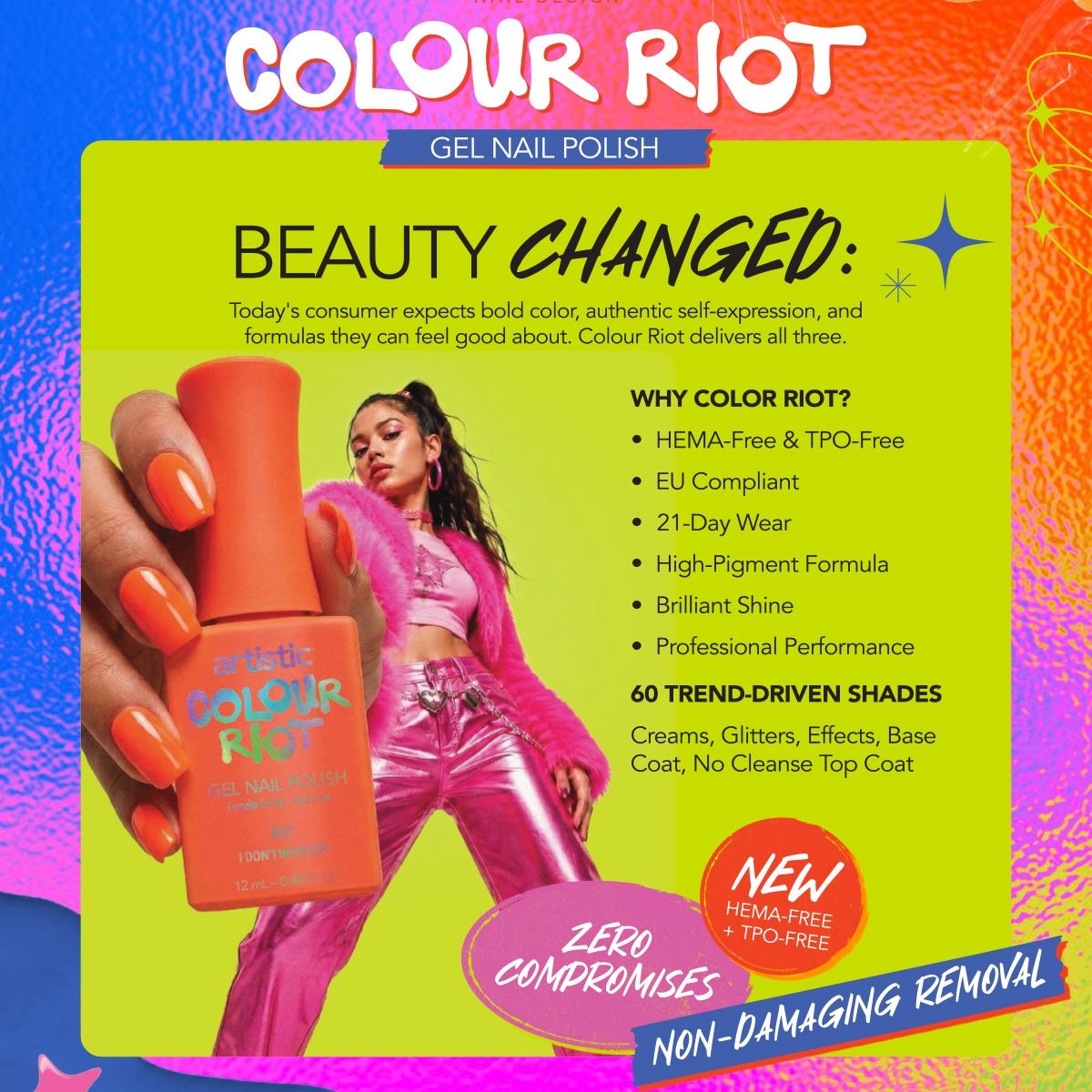 Artistic - Colour Riot - Bubbly & Brutal - Bottle - 12 mL