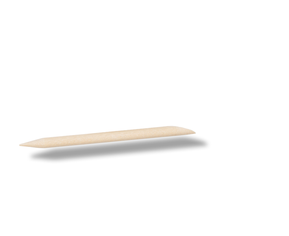 Cuticle Orange Wood Stick